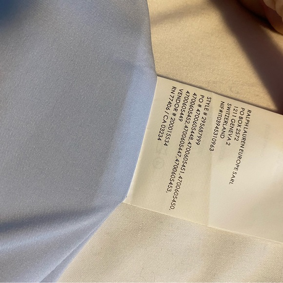 Club Monaco Pale Blue Tie Neck Dress. Size:0. - Picture 5 of 5